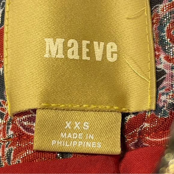 MAEVE by ANTHROPOLOGIE Rosia Printed Skirt in Red - Picture 8 of 11